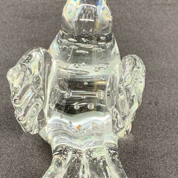 Hand Blown Art Glass Bird Bullicante Figure Paperweight - Picture 5 of 7